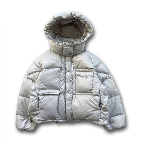 【SAMPLE】luster down jacket / gray