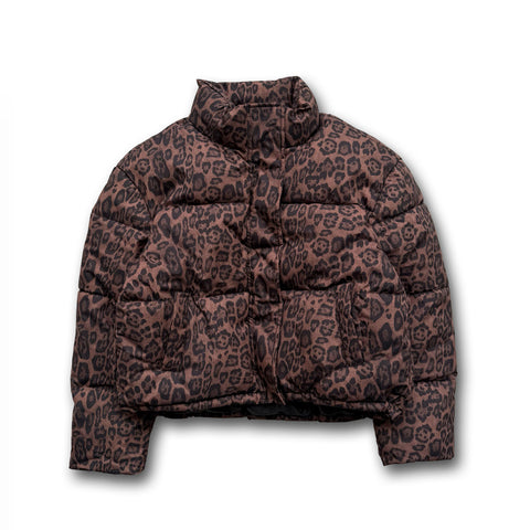 【SAMPLE】leopard jacket / brown
