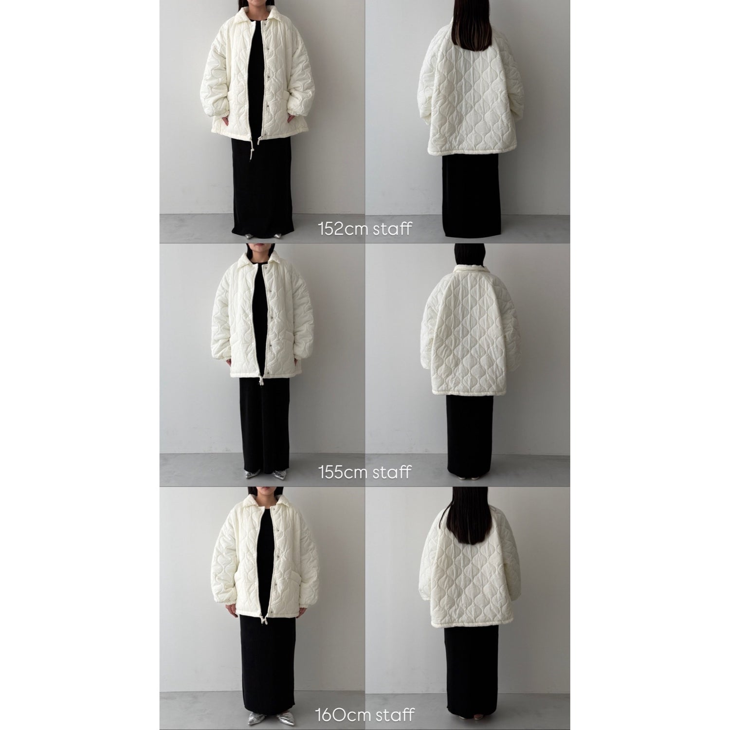 WATA AME quilting jacket / sky blue