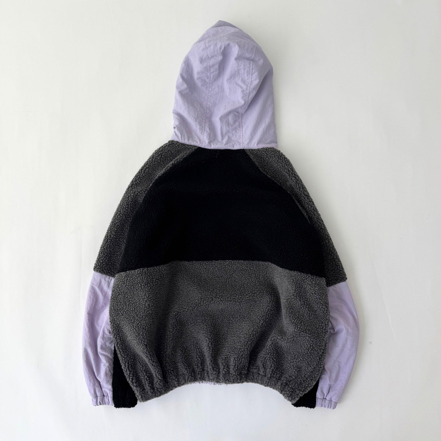 over size BOA hoodie blouson / lilac