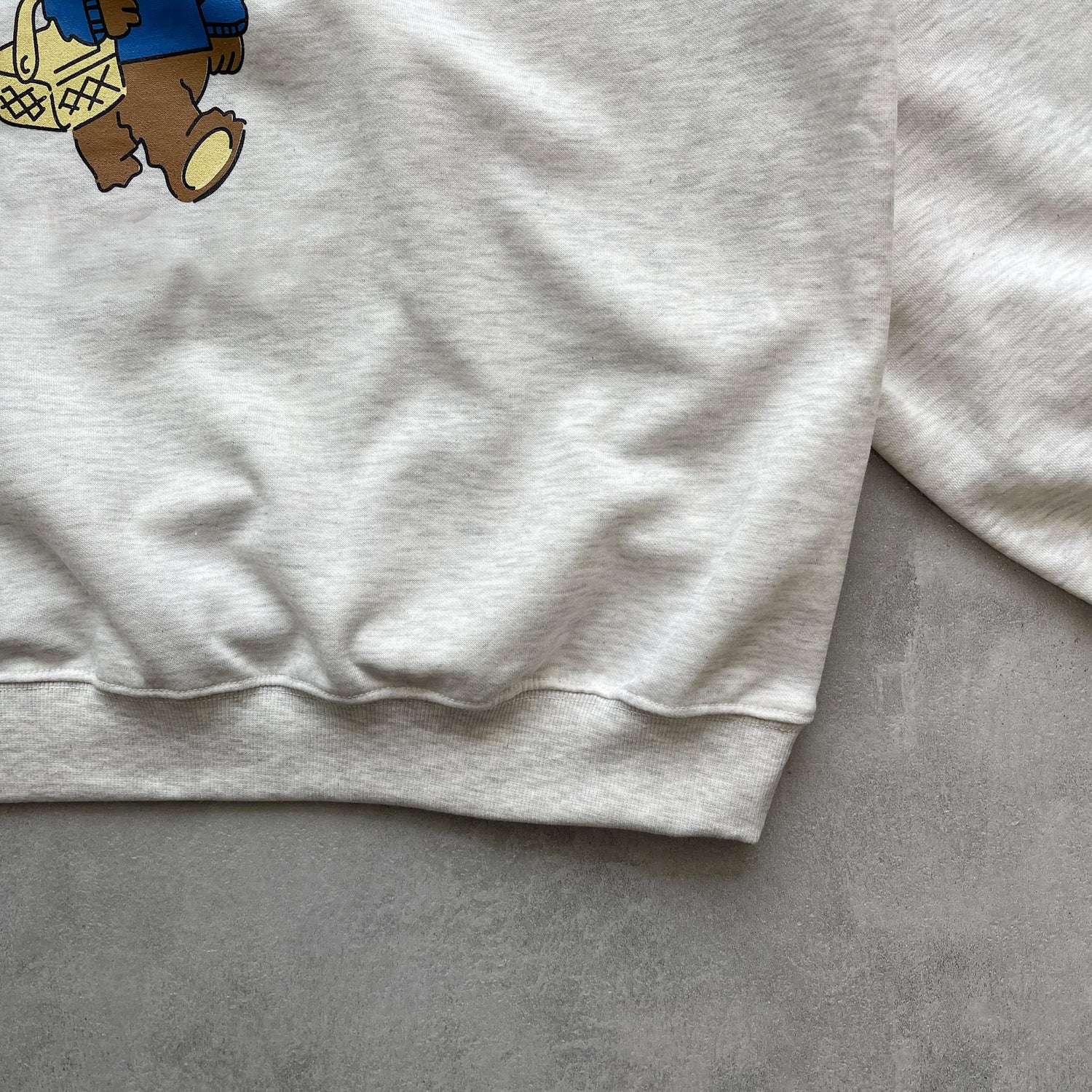 shopping bear sweat / oatmeal