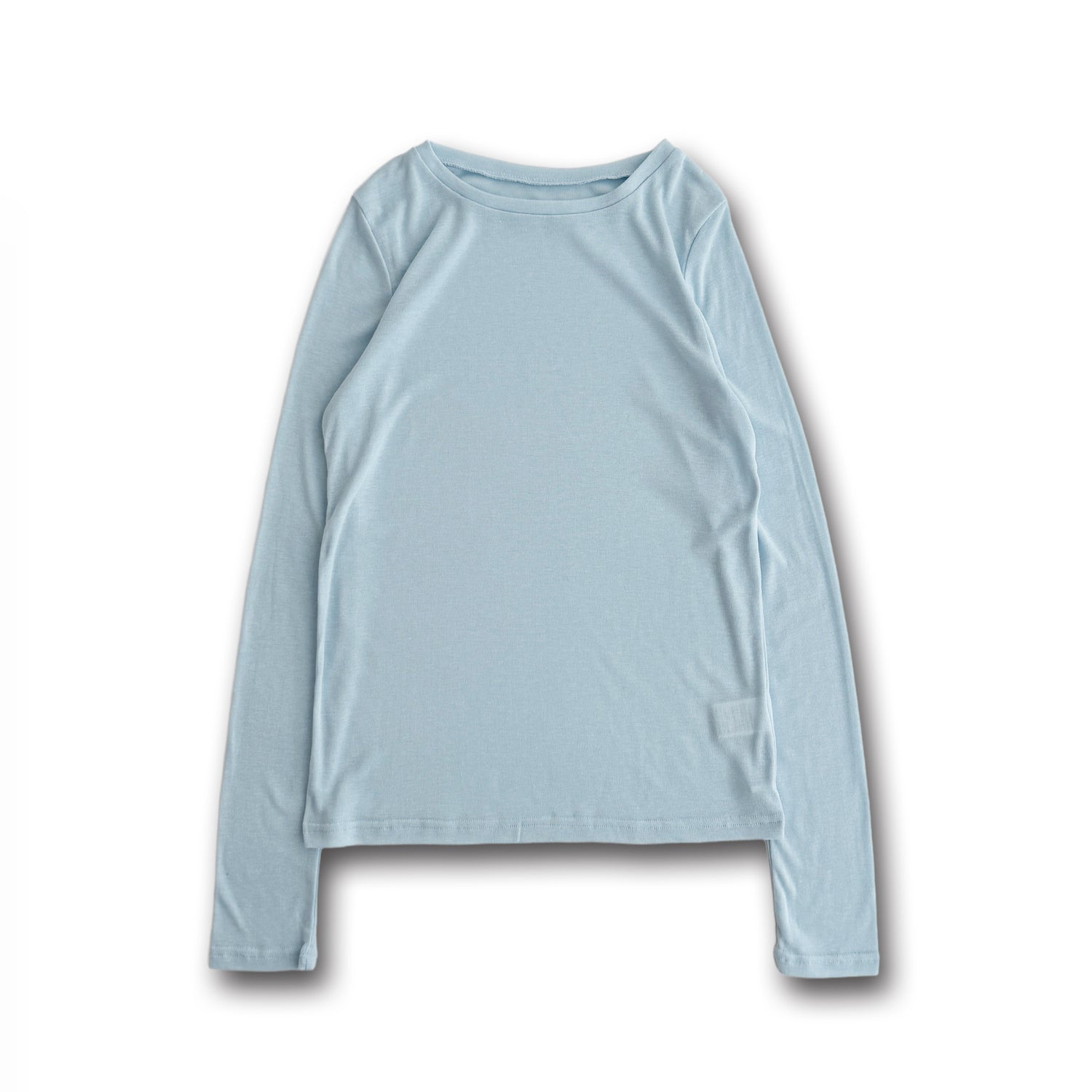 KASANE sheer tee / light blue