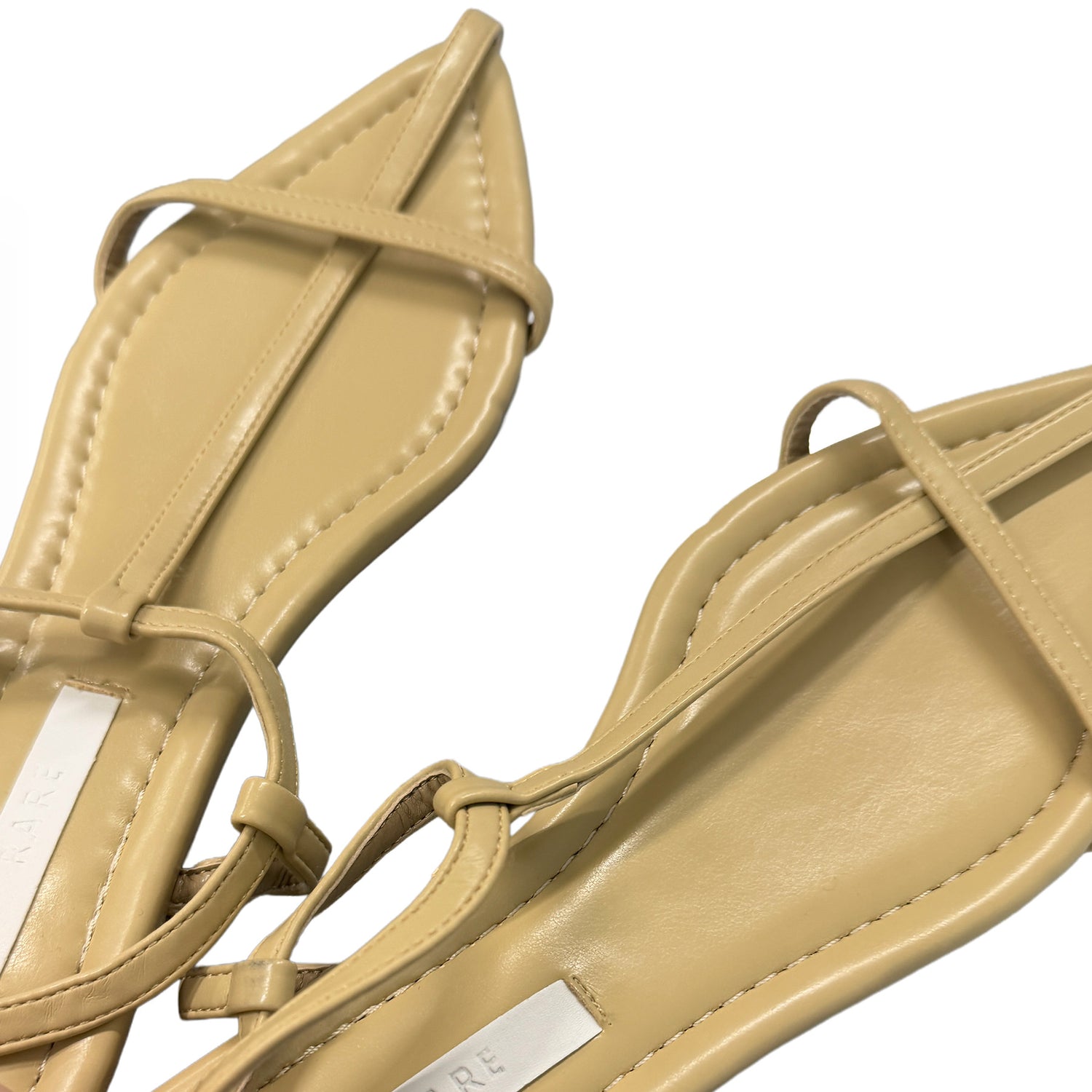 【SAMPLE】strap cone mule / beige