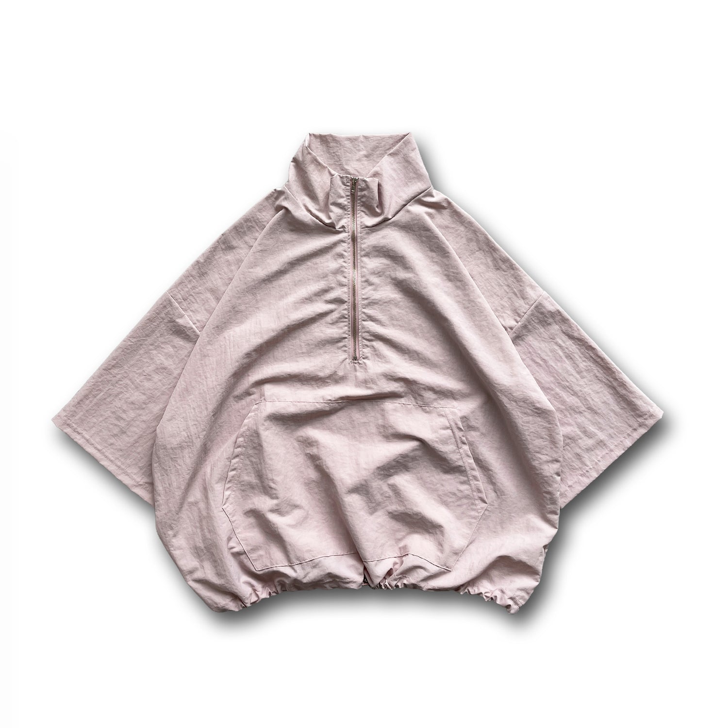 【2点SET】half zip nylon set up / pink