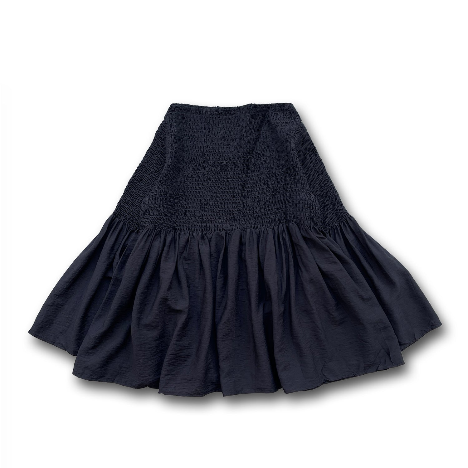 【SAMPLE】shirring tunic / black