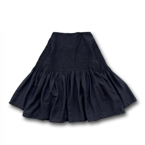 【SAMPLE】shirring tunic / black