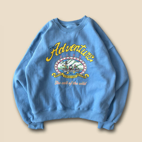 【SAMPLE】adventure sweat / blue