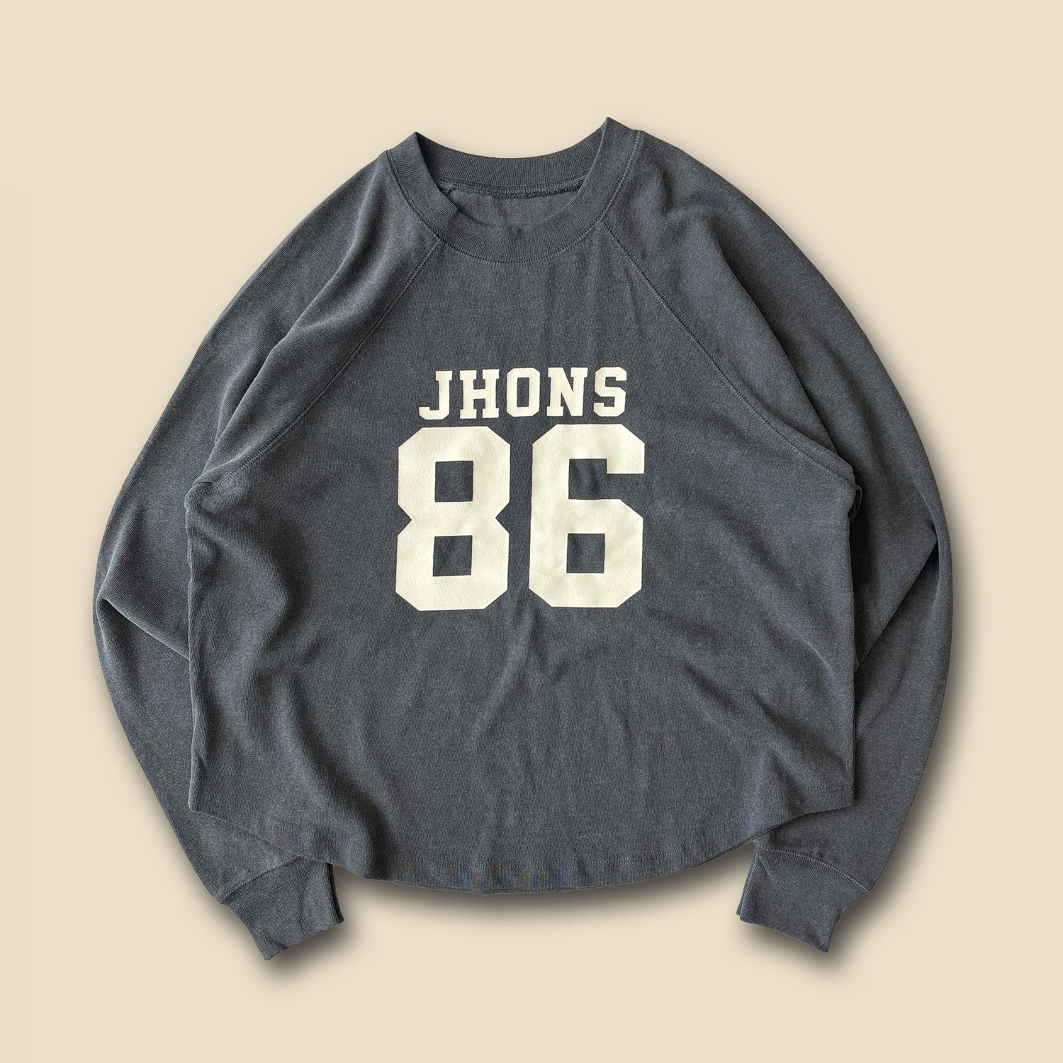 【SAMPLE】JHONS TEE / chacoal