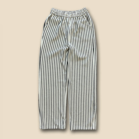 【SAMPLE】stripe towel pants  / ivory