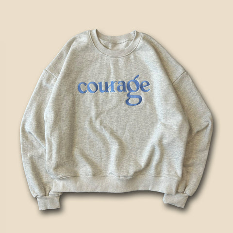 【SAMPLE】courage SWEAT / gray