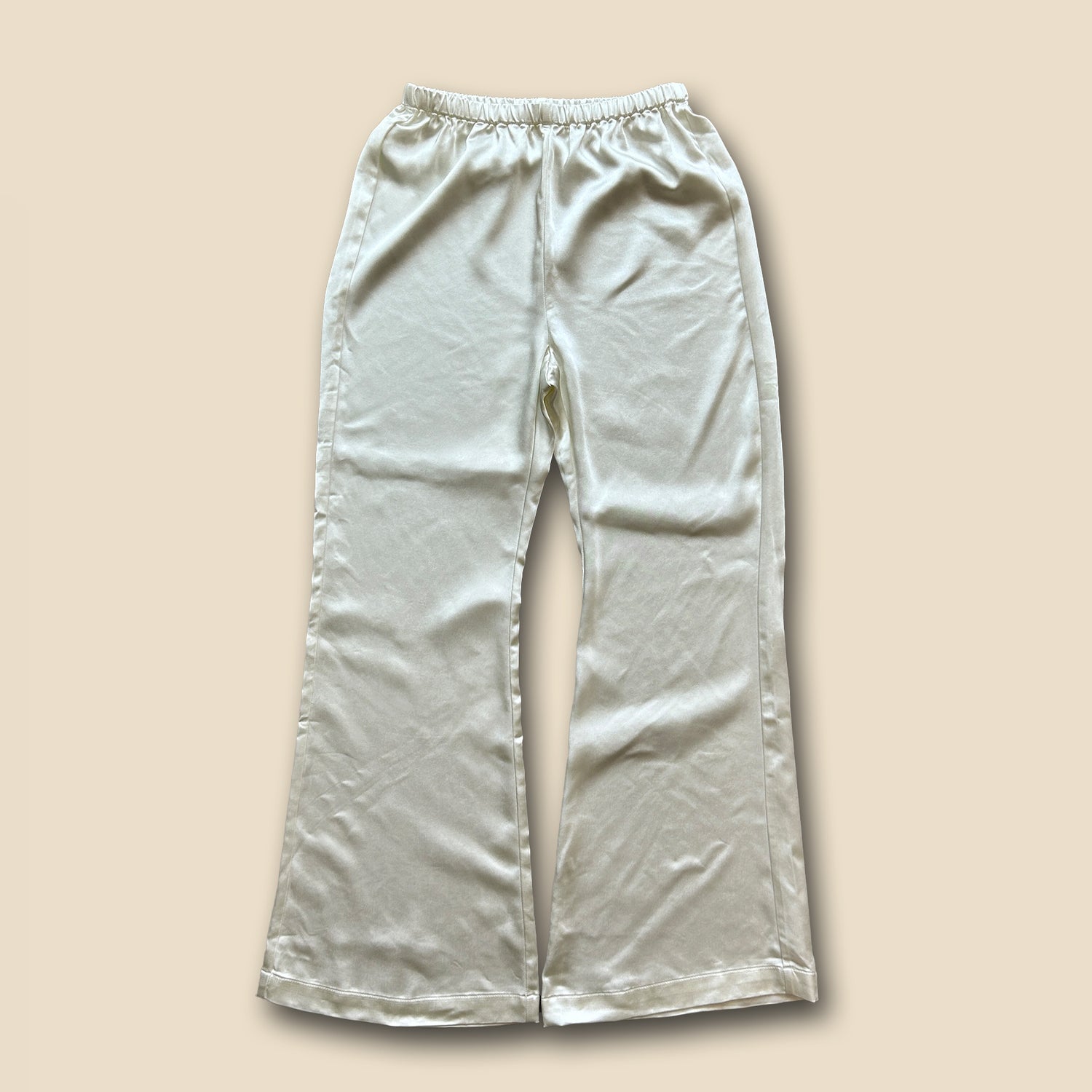 【SAMPLE】satin pants / white