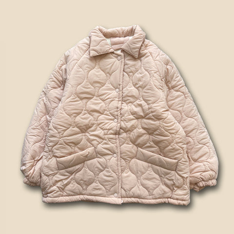 【SAMPLE】WATA AME quilting jacket / beige