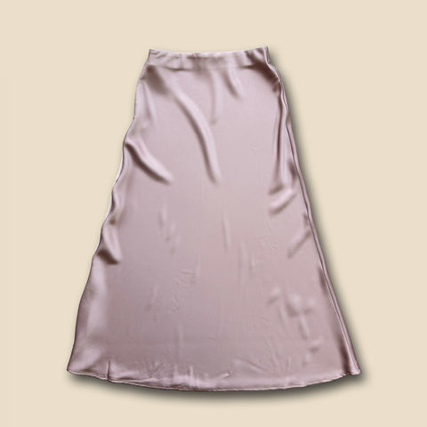 【SAMPLE】satin skirt / pink