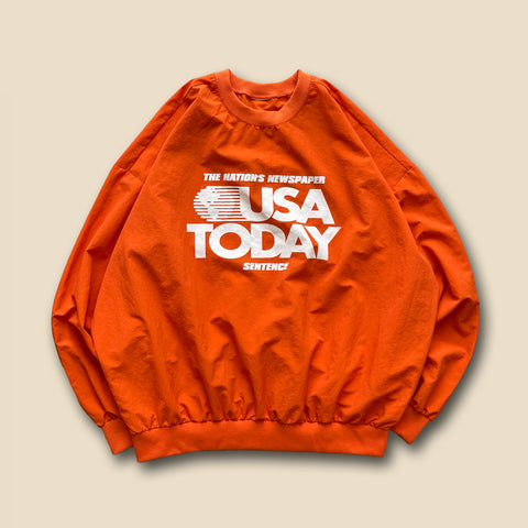 【SAMPLE】"USA TODAY" nylon tee / orange