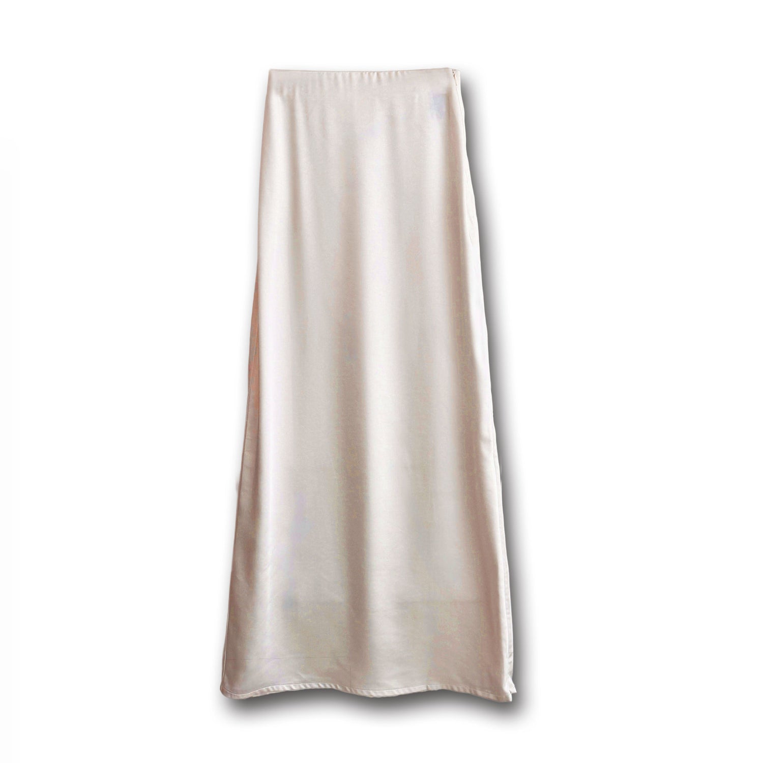SENBATSU satin skirt / cream