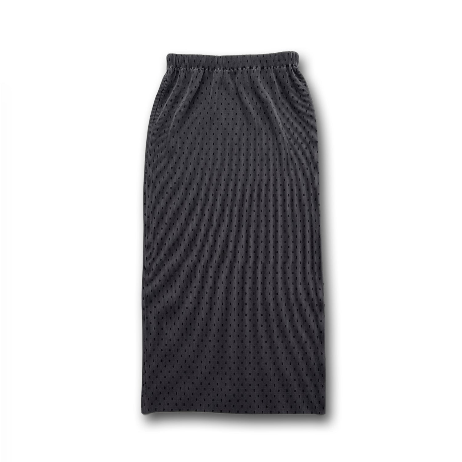 daily daily super stretch pleats skirt / dot [FREE or LONG]