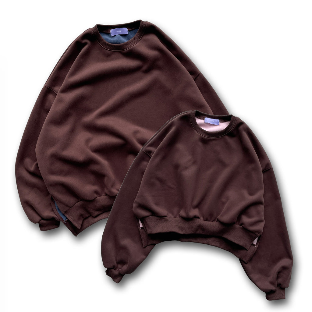 【公式サイト限定カラー】OSUMITSUKI sweat / brown [SHORT or FREE]