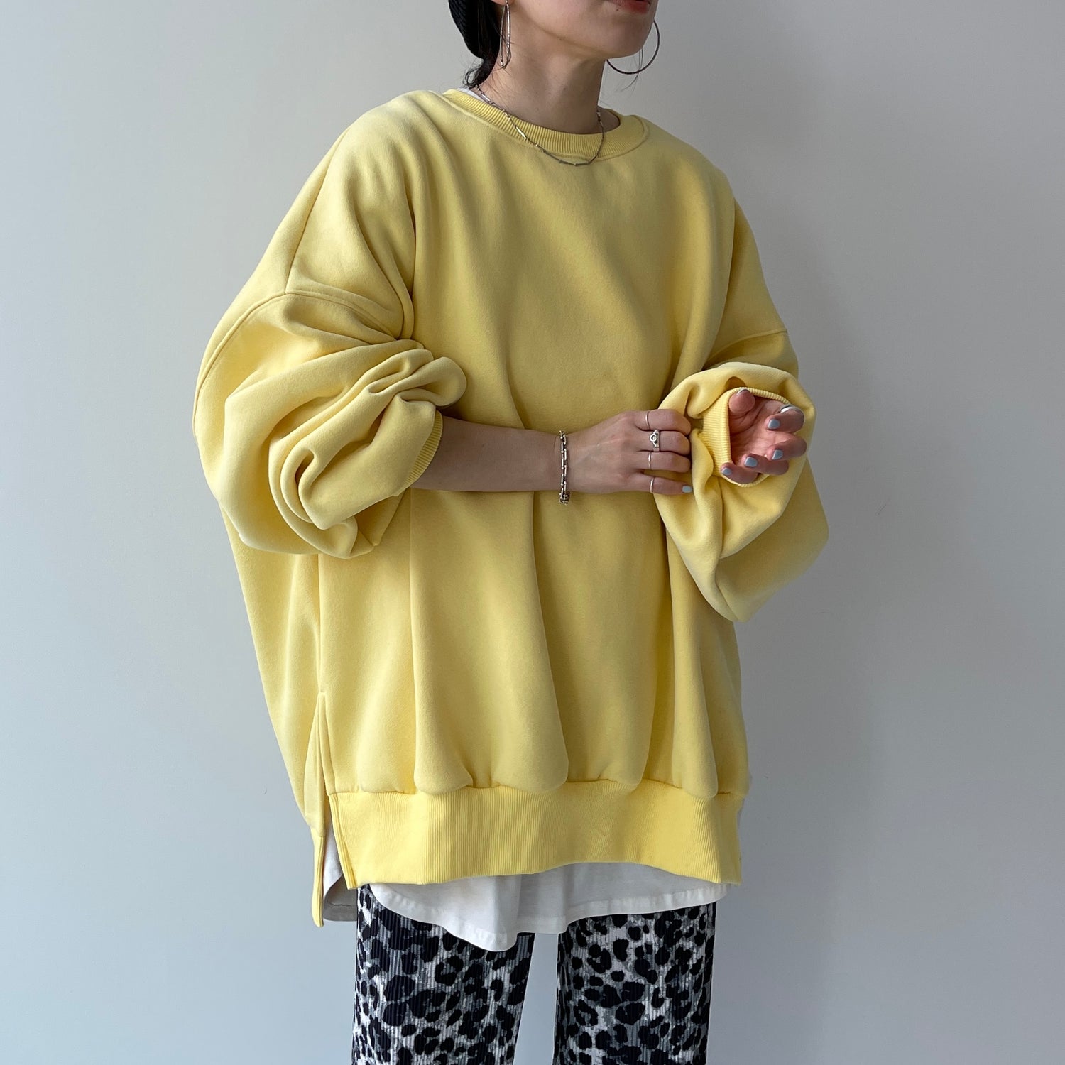 OSUMITSUKI sweat / light yellow [SHORT or FREE]