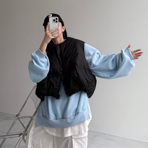 OSUMITSUKI sweat / light blue [SHORT or FREE]