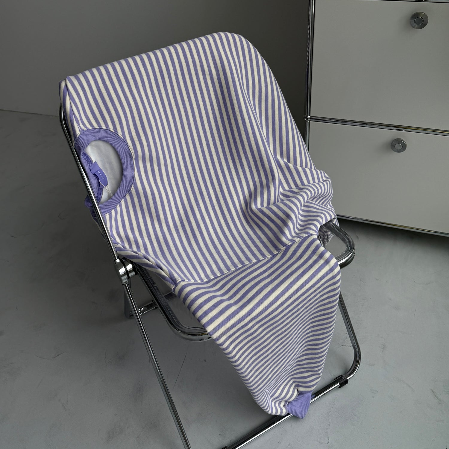 OSUMITSUKI sweat / lilac border [SHORT or FREE]