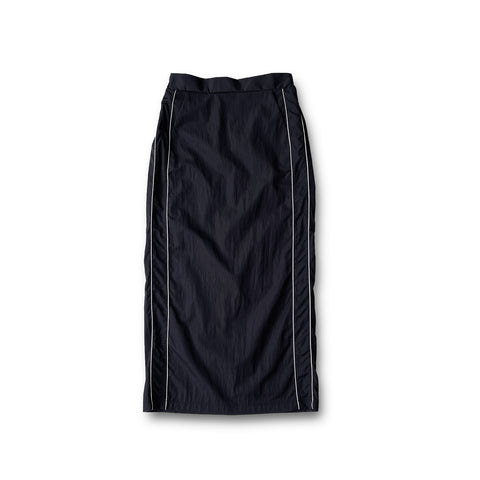 【SAMPLE】track skirt / black
