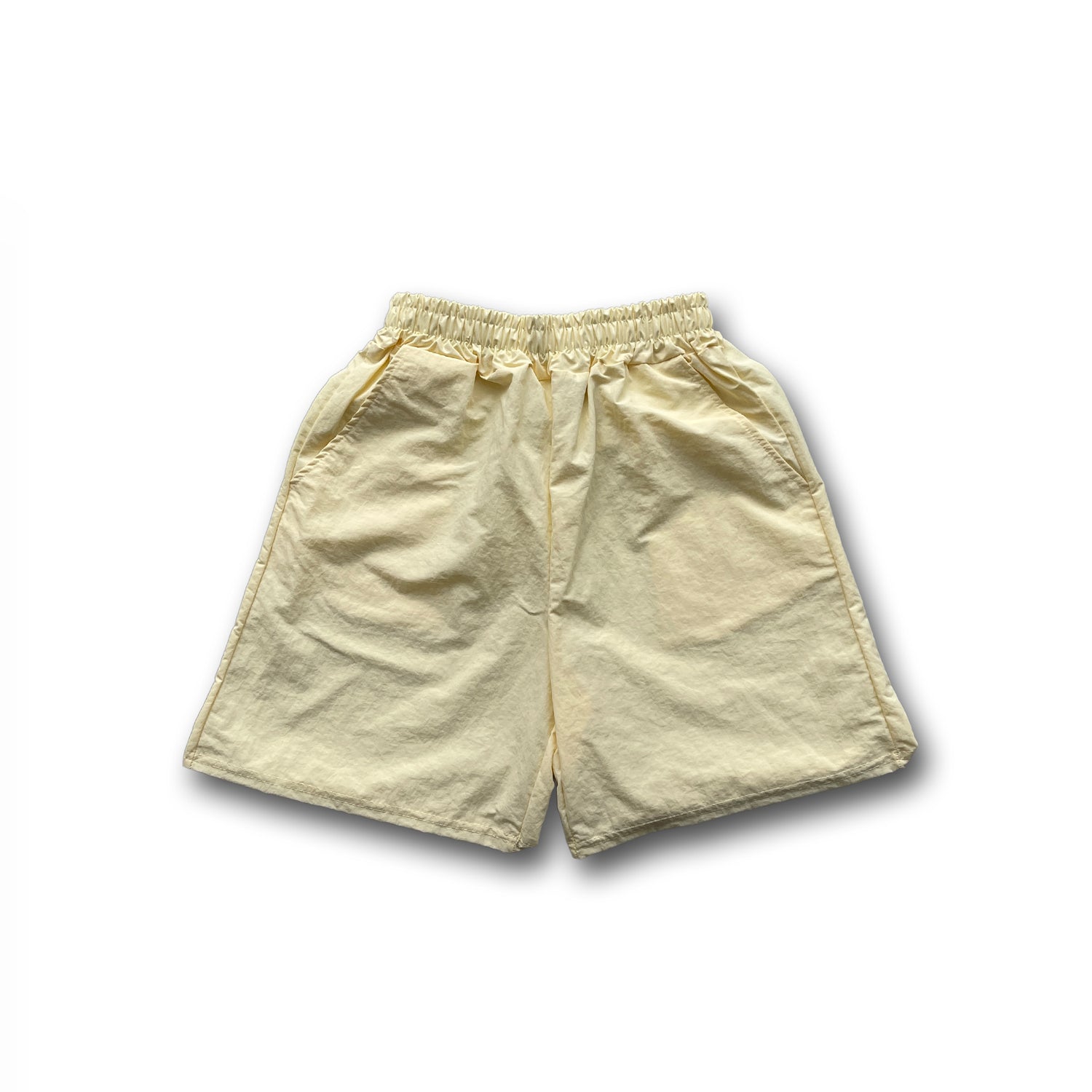 【2点SET】half zip nylon set up / light yellow