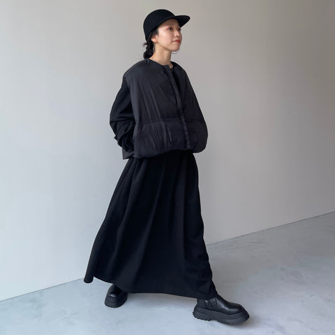 super loose light sweatee one piece / black [3size]