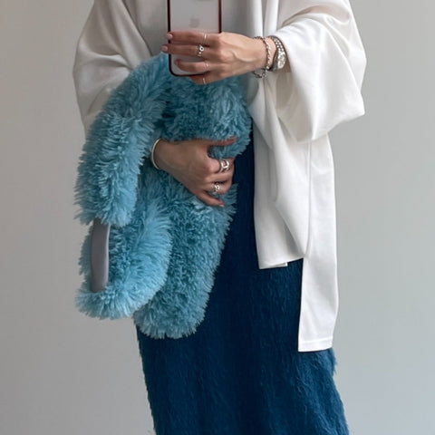 pillow bag / blue