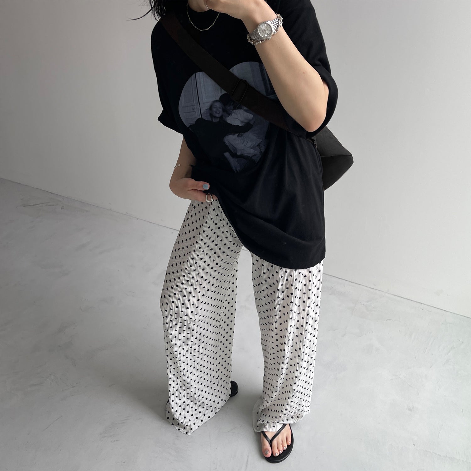 DOT PANTS / ivory