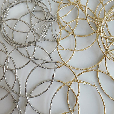 BUDDY HOOP / silver or gold