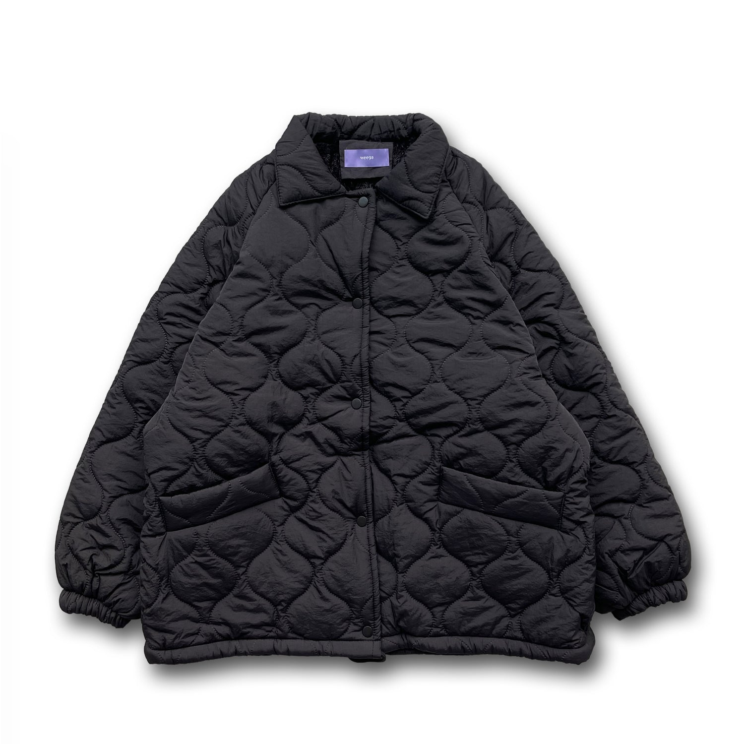 WATA AME quilting jacket / black