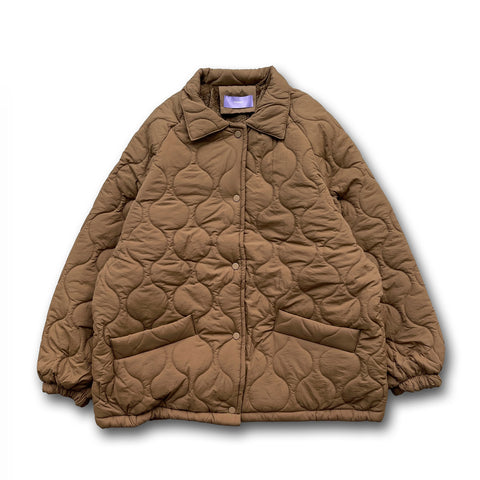 WATA AME quilting jacket / brown