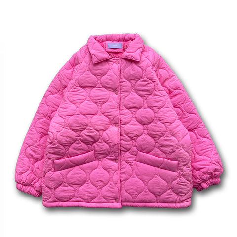 WATA AME quilting jacket / pink