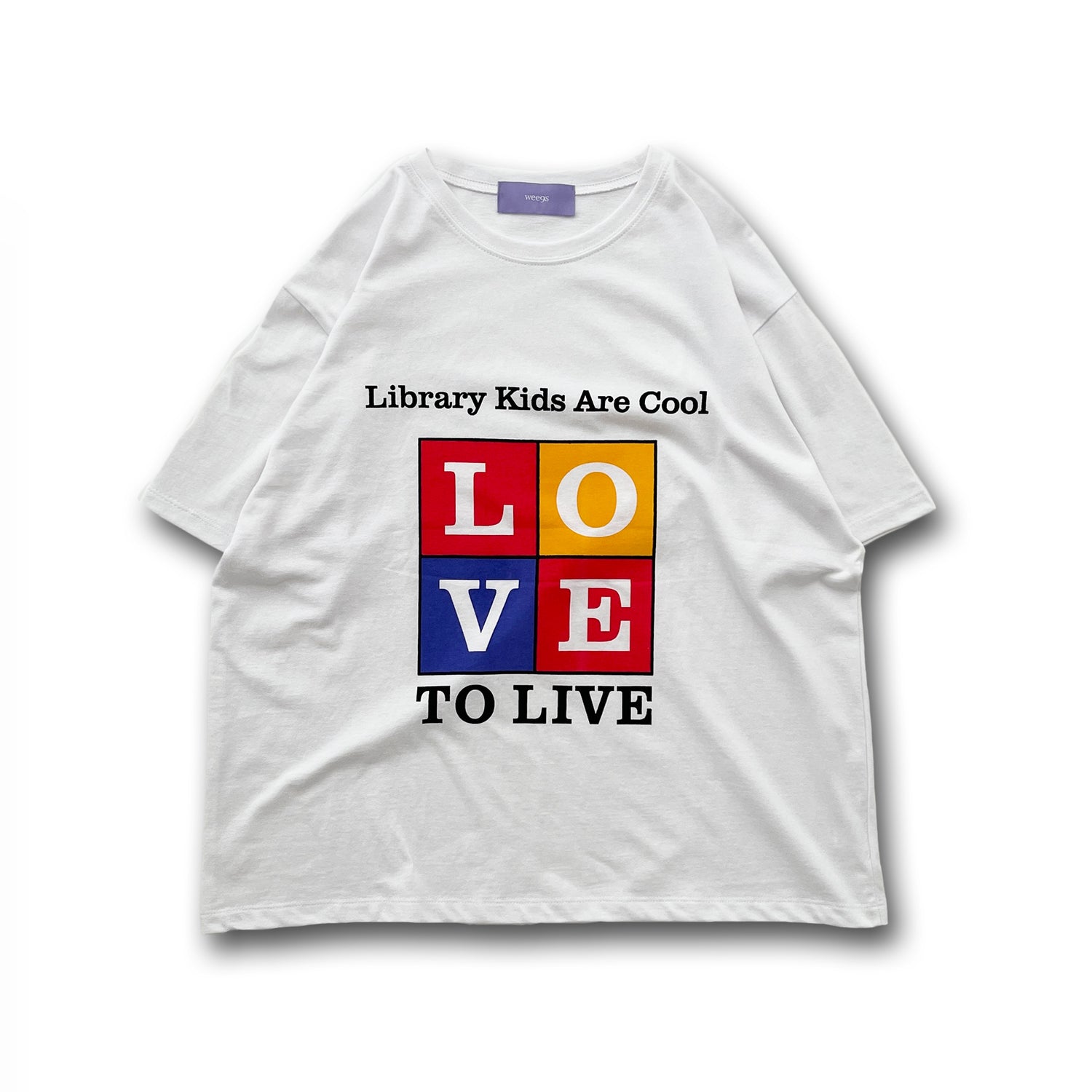 【SAMPLE】love tee / ivory