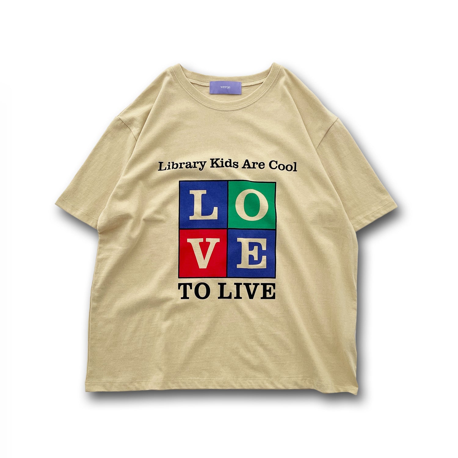 【SAMPLE】love tee / yellow