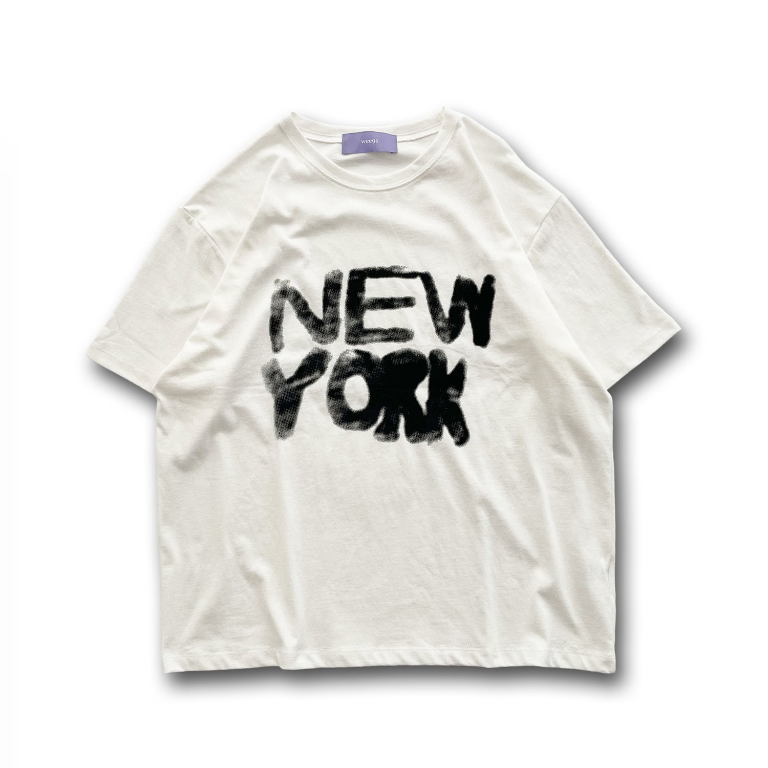 【SAMPLE】new york tee / ivory