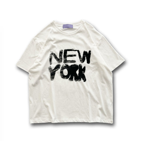 【SAMPLE】new york tee / ivory