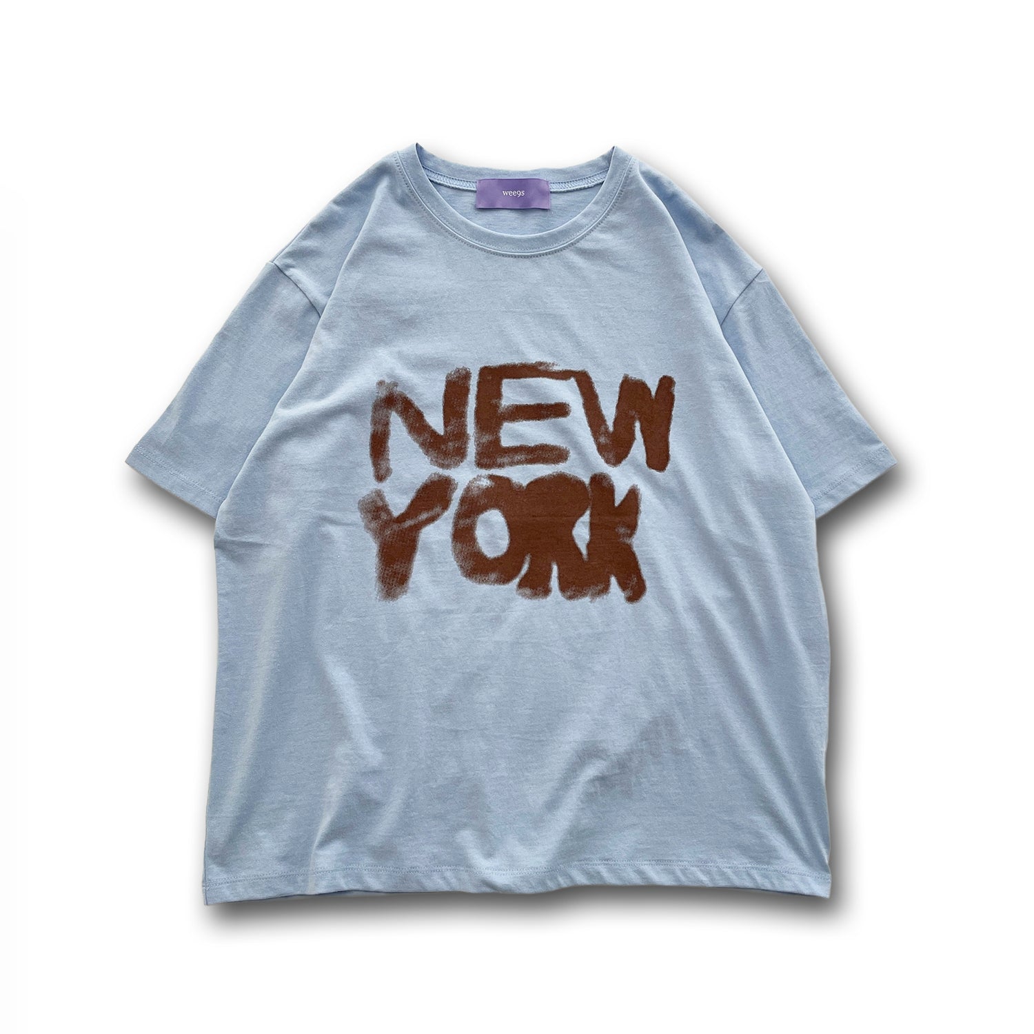 【SAMPLE】new york tee / blue