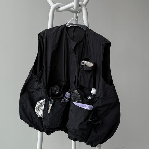 9pockets buddy vest / black