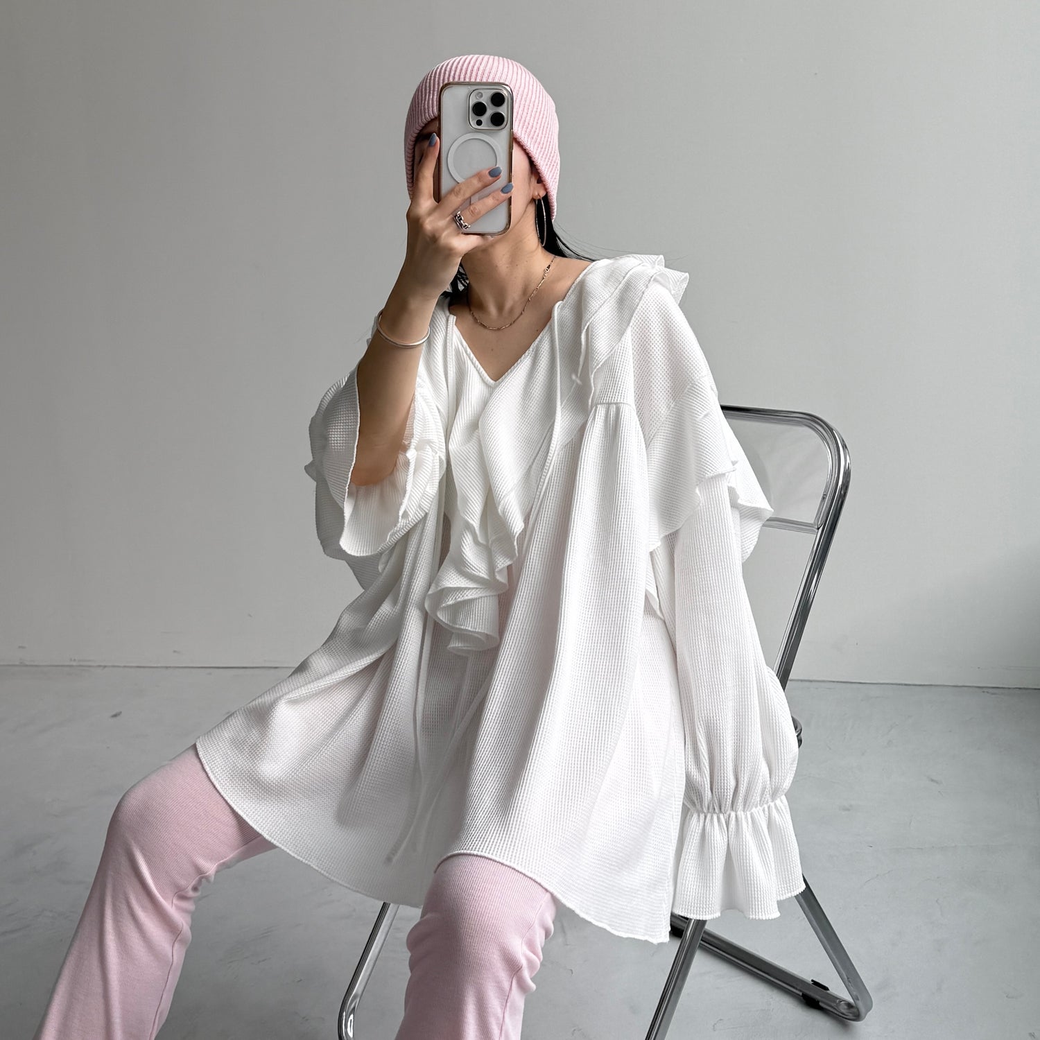 WAFFRILL TOPS / ivory