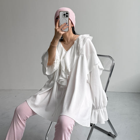 WAFFRILL TOPS / ivory