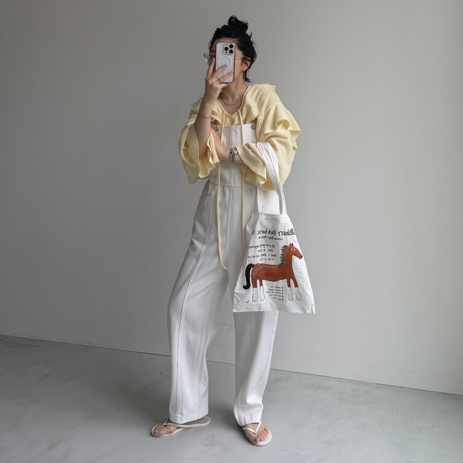 WAFFRILL TOPS / light yellow