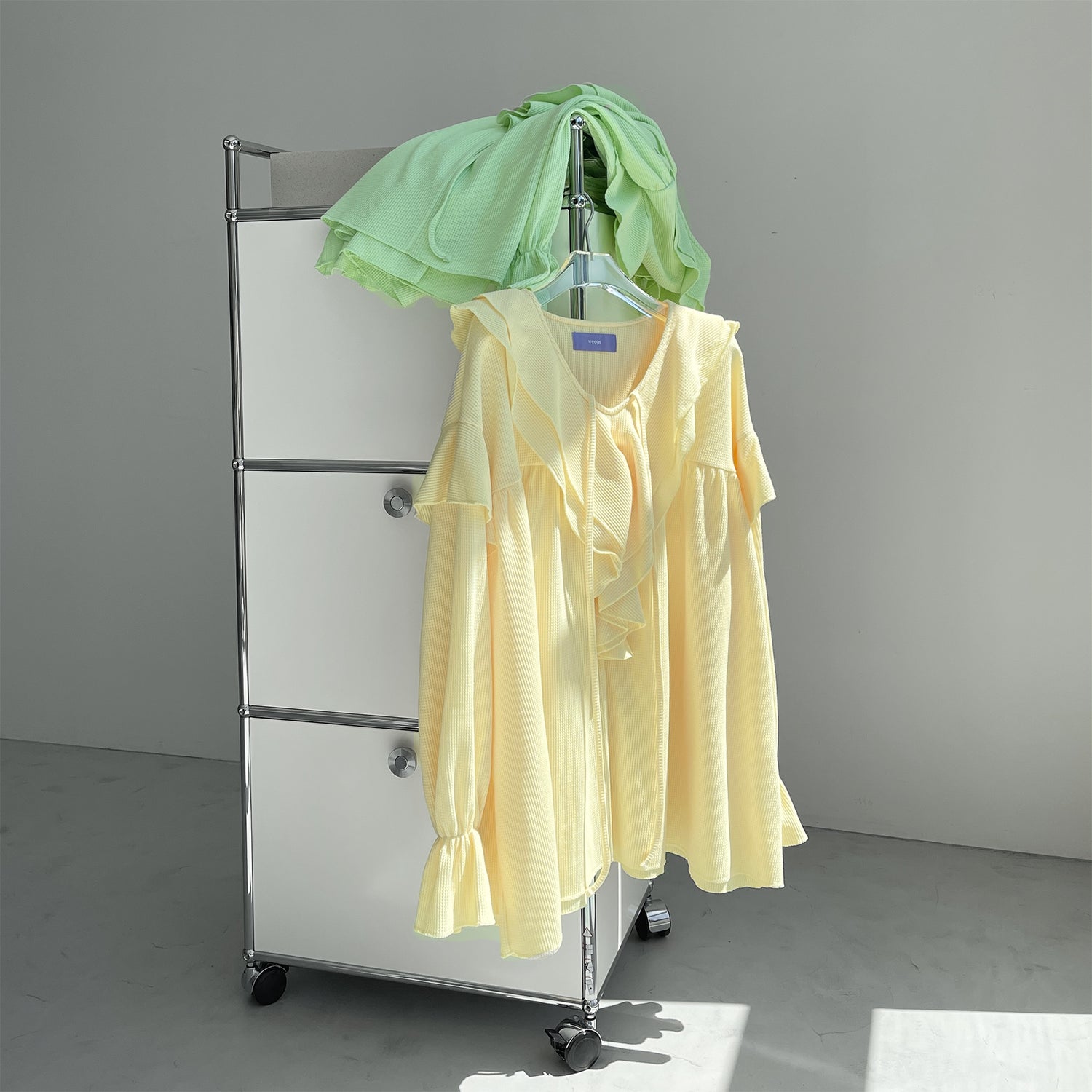 WAFFRILL TOPS / light yellow