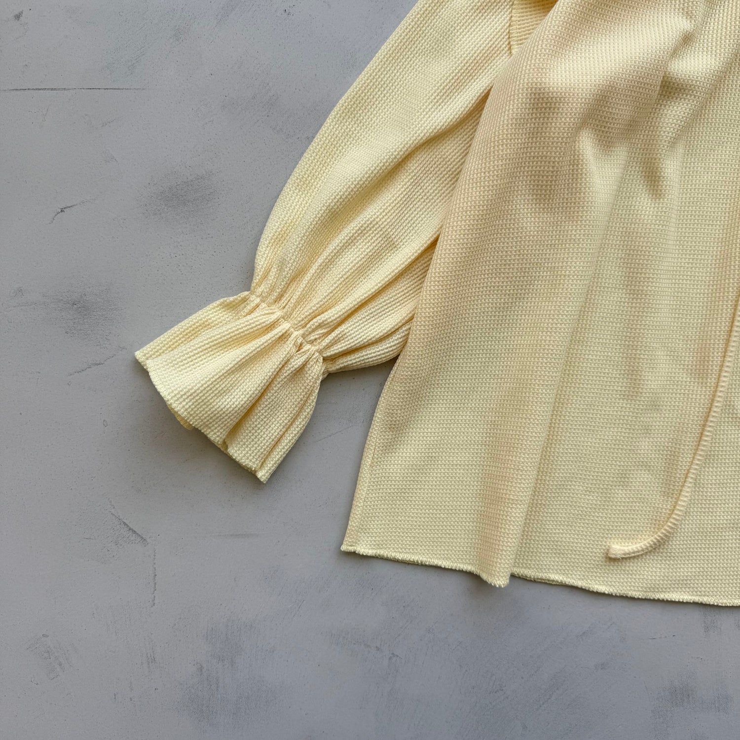 WAFFRILL TOPS / light yellow