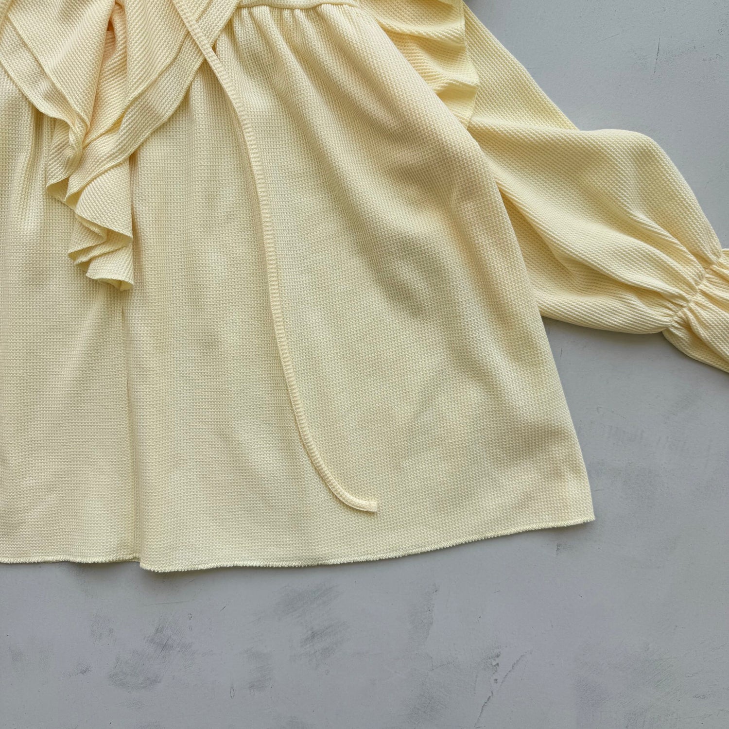 WAFFRILL TOPS / light yellow