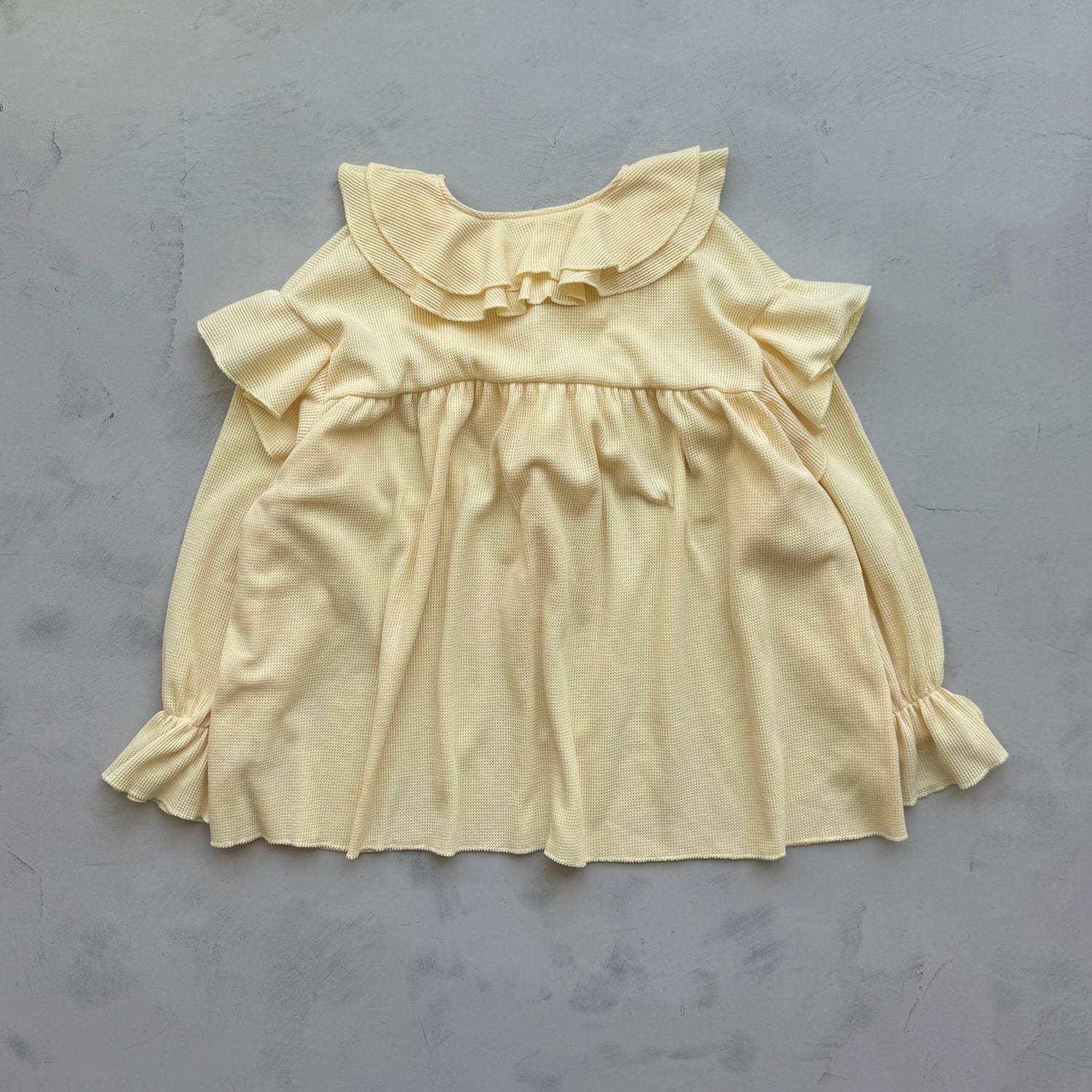 WAFFRILL TOPS / light yellow