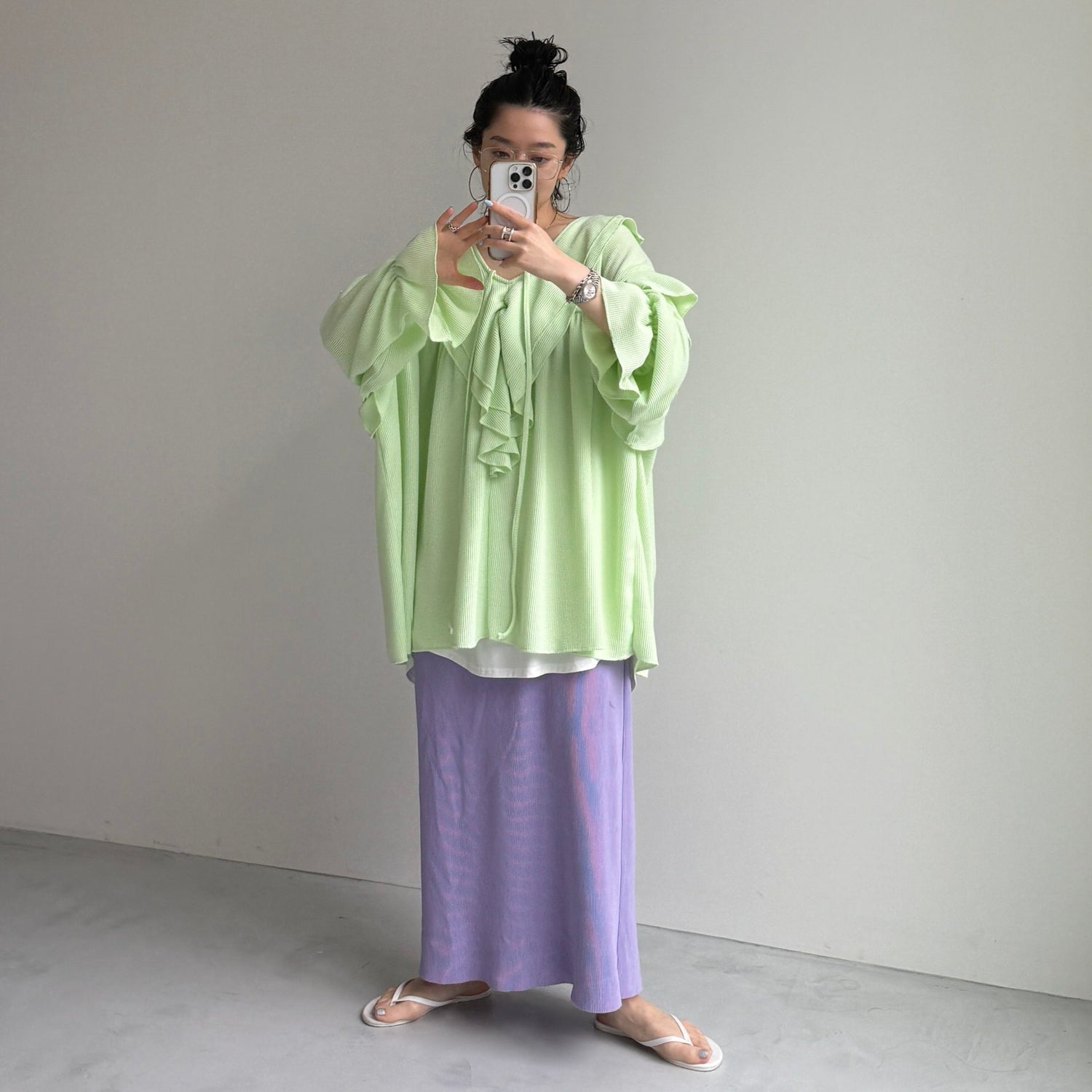 WAFFRILL TOPS / mint