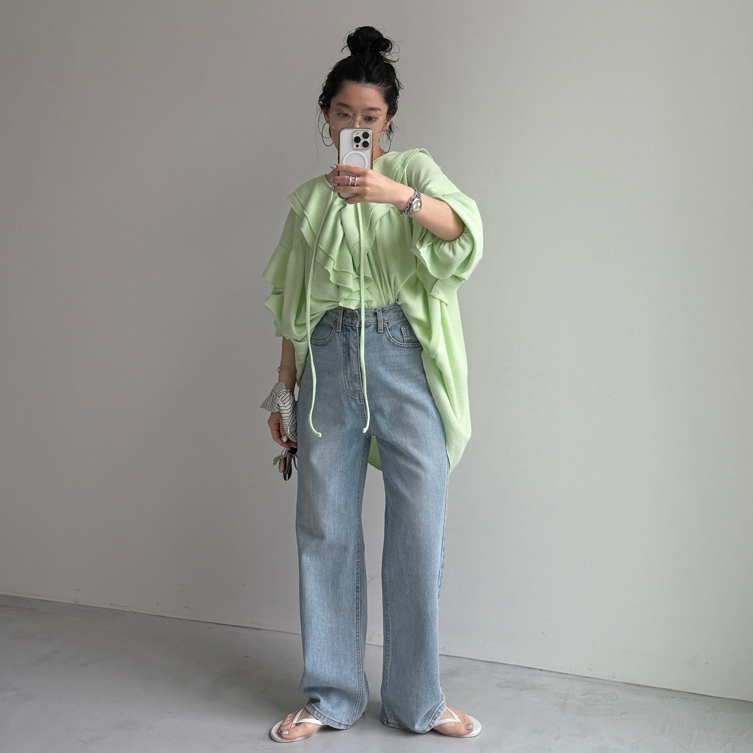 WAFFRILL TOPS / mint