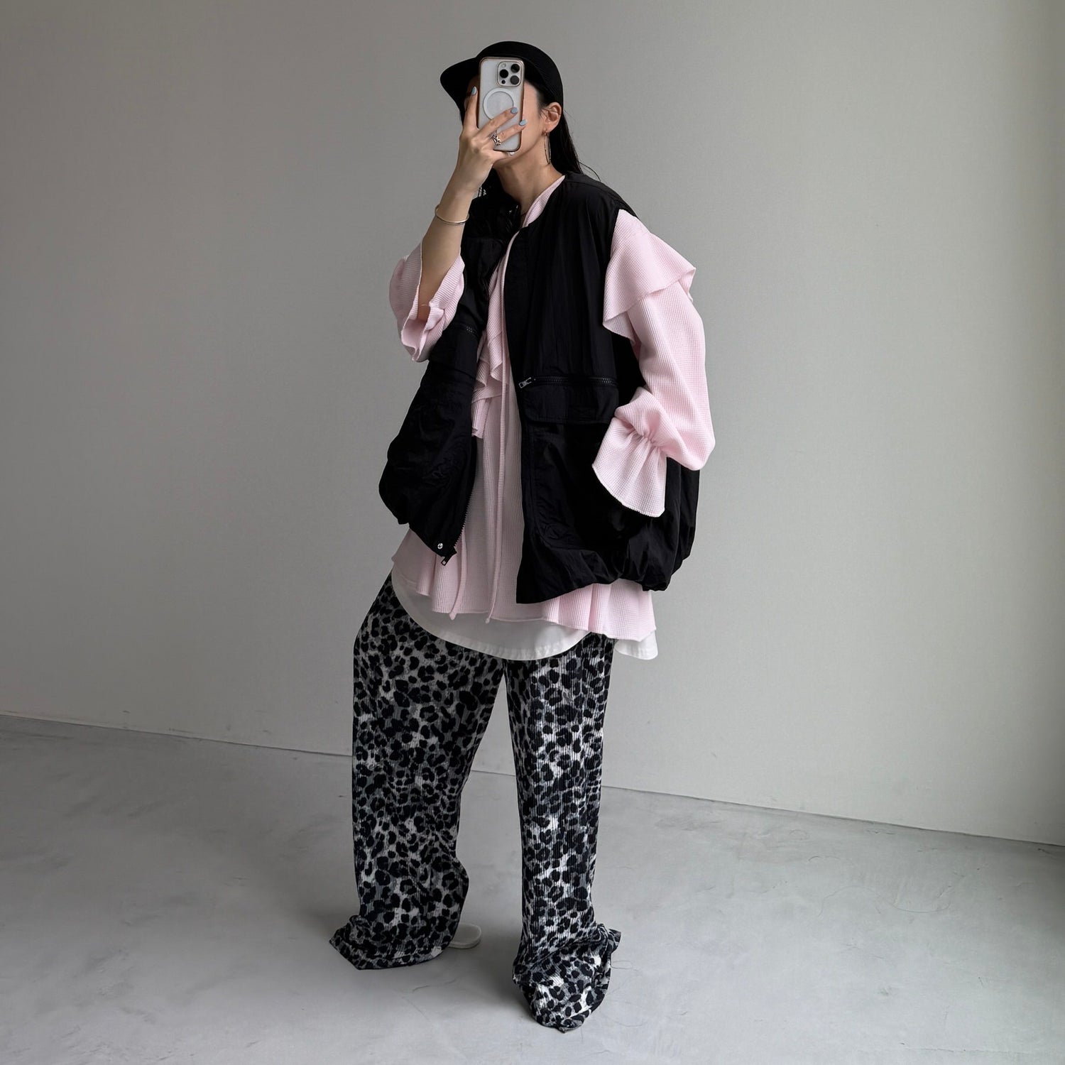 WAFFRILL TOPS / baby pink