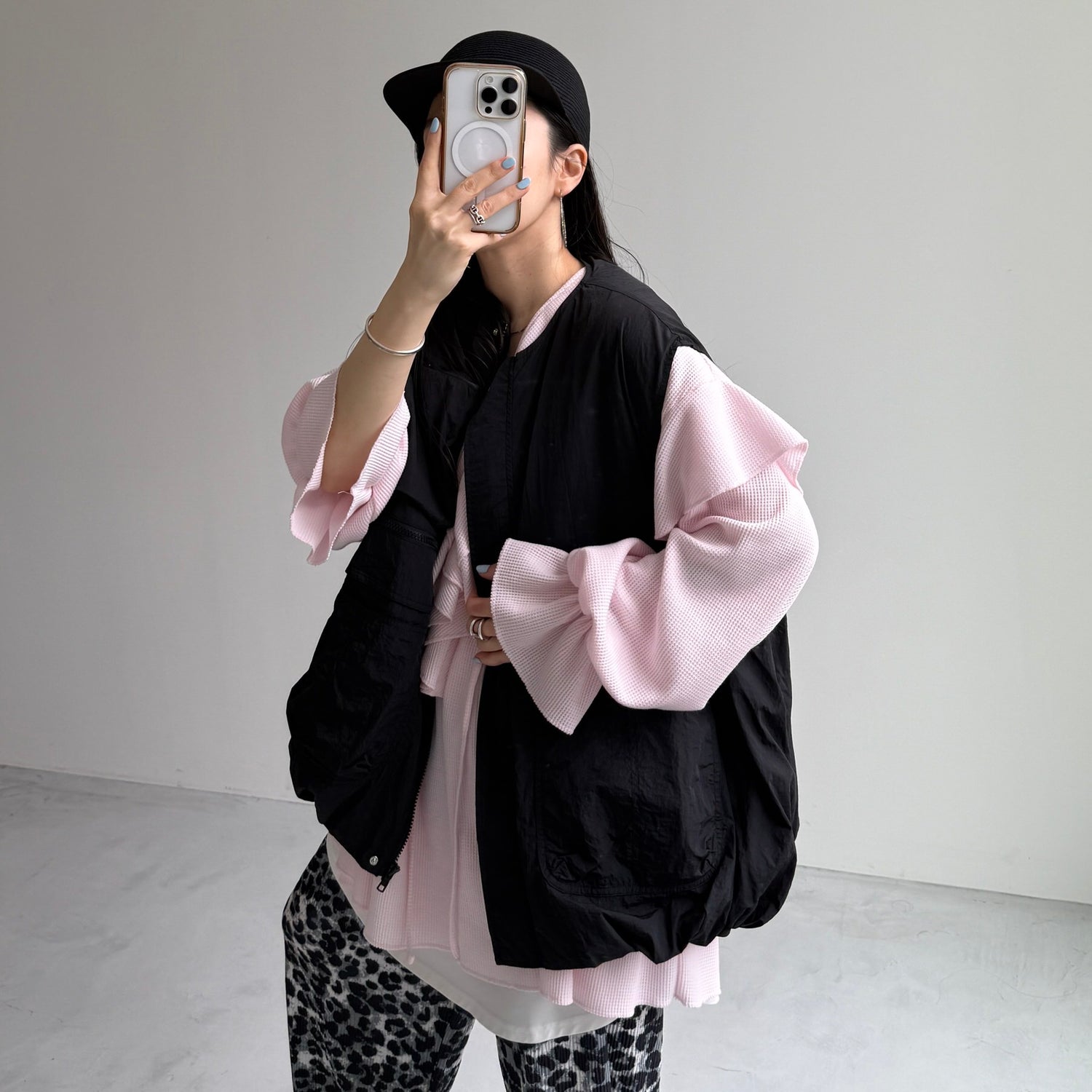 WAFFRILL TOPS / baby pink